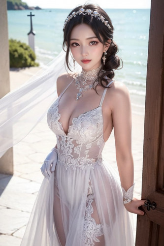 AI美女-白色婚纱-纯净版