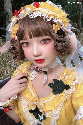 阿包也是兔娘-No.04-lolita黄裙-12P