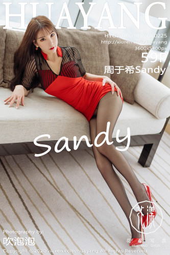 HuaYang花漾-225-周于希Sandy-《艳红短裙与魅惑黑丝》