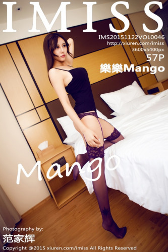 IMiss爱蜜社-046-樂樂mango-白衬衣-紫色丝袜系列