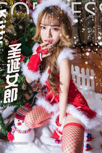 TouTiao头条女神-2016.12.18-Kitty-《圣诞女郎-雪肌香肩》