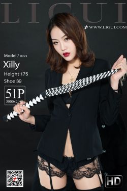 丽柜_腿模Xilly《黑丝皮鞭系列》 网络丽人 写真集[52P]
