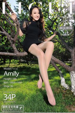 丽柜_Model Amily《外拍唯美清新蕾丝女神》上下全集 美腿丝足写真图片[68P]
