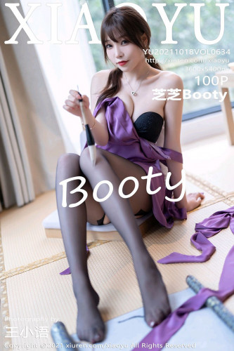 XiaoYu语画界-634-芝芝Booty-紫色长裙黑丝裤袜-2021.10.18