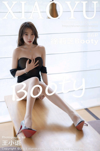 XiaoYu语画界-888-徐莉芝Booty-黑色肩连衣裙超薄肉丝-2022.10.24
