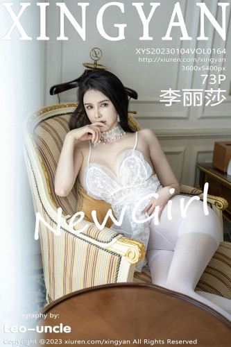 XingYan星颜社-164-李丽莎-白色蕾丝睡衣白袜