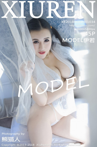XiuRen秀人网-1034-Model伊若-《蕾丝开胸睡衣和蓝色死库水》-2018.06.04