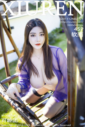 XiuRen秀人网-2771-软而-《紫色情趣制服系列》-2020.11.12