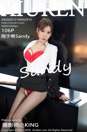 XiuRen秀人网-2915-周于希Sandy-空姐真实场景剧情主题红色内衣黑丝-2020.12.18