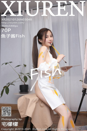 XiuRen秀人网-3048-鱼子酱Fish-邻居小哥哥画室主题-2021.01.26