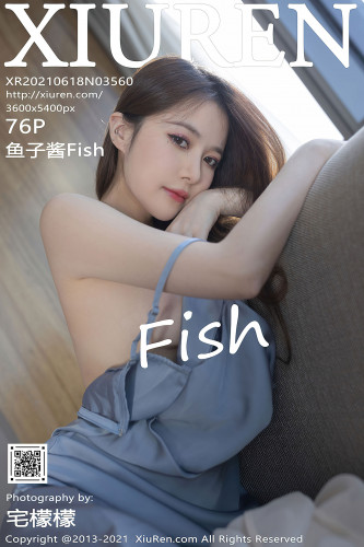 XiuRen秀人网-3560-鱼子酱Fish-鱼鱼的礼物主题真空白衬衣惹火-2021.06.18