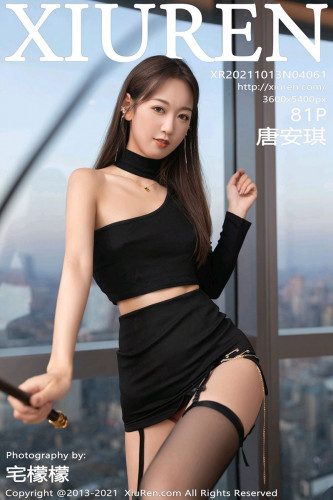 XiuRen秀人网-4061-唐安琪-女王调教主题黑丝吊带袜-2021.10.13