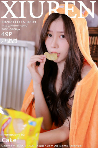 XiuRen秀人网-4199-尹甜甜-性感绒毛披风豪乳薯片遮点-2021.11.11
