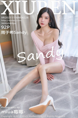 XiuRen秀人网-4226-周于希Sandy-粉色连身裙超薄肉丝蕾丝内裤-2021.11.16