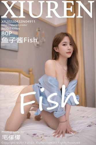XiuRen秀人网-4911-鱼子酱Fish-三亚旅拍天蓝色衬衫肉丝-2022.04.22