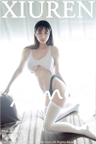 XiuRen-No.5063-久久Aimee-日系居家蓝毛衫白色内衣丝袜