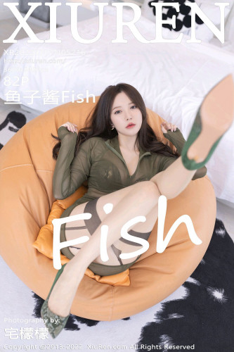 XiuRen-No.5216-鱼子酱-Fish-灰绿透视短裙装