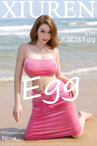 XiuRen-No.5478-尤妮丝-粉抹胸粉裙海滨沙滩浴缸肉丝