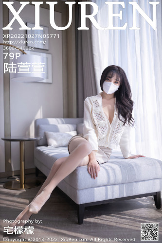XiuRen-No.5771-陆萱萱-白衣爆乳口罩