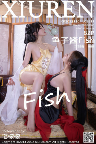 XiuRen-No.5811-鱼子酱-古风白衣红衣姐妹花