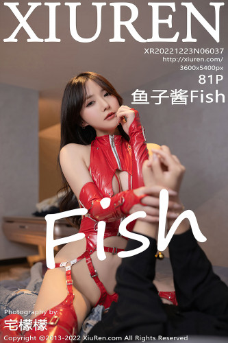 XiuRen秀人网-6037-鱼子酱-圣诞主题红色皮质情趣服饰