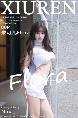 XiuRen秀人网-6261-朱可儿Flora-白色短款上衣短裙-2023.02.14