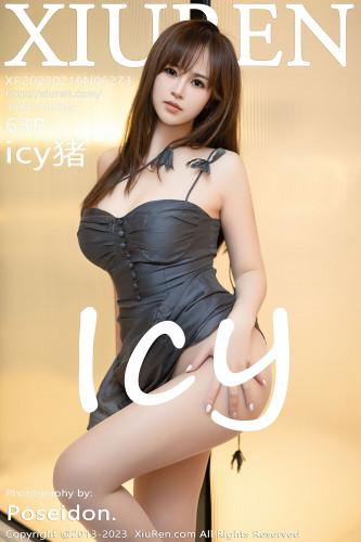 XiuRen秀人网-6273-Icy猪-灰色吊带长裙原色丝袜-2023.02.16