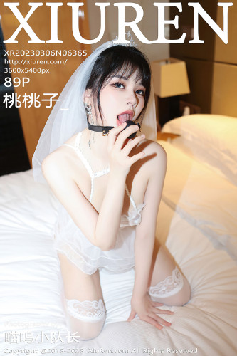 XiuRen秀人网-6365-桃桃子-白色蕾丝婚纱白丝袜透视-2023.03.06