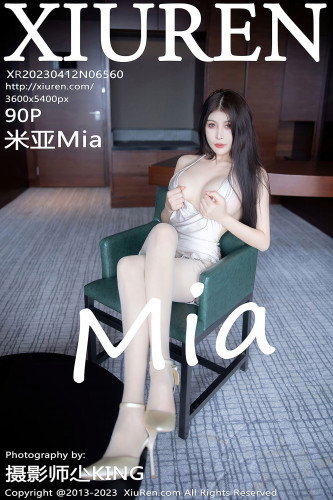 XiuRen秀人网-6560-米亚Mia-吊带连身短裙原色丝袜-2023.04.12