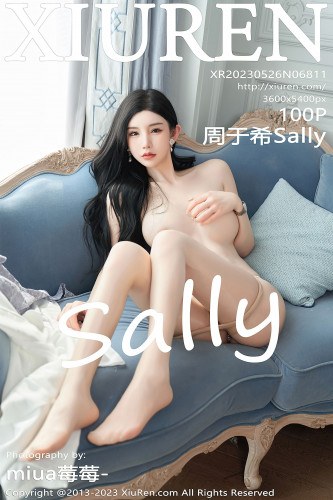 XiuRen秀人网-6811-周于希Sally-吊带短裙超薄肉丝-2023.05.26