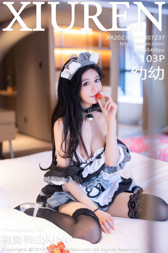 XiuRen秀人网-7237-幼幼-黑白女仆装白色内衣-2023.08.15