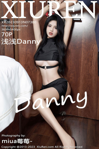 XiuRen秀人网-7380-浅浅Danny-黑色情趣服饰绑缚-2023.09.13