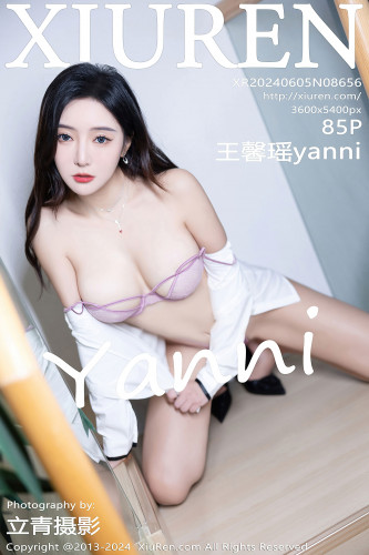 XiuRen秀人网-8656-王馨瑶yanni-OL黑色裙装黑丝淡紫内衣-2024.06.05