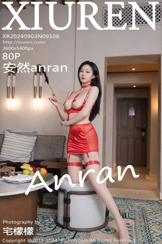 XiuRen秀人网-9108-安然anran-红色情趣内衣爆乳-2024.09.03